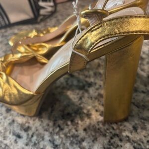 Gold Women's Heels
